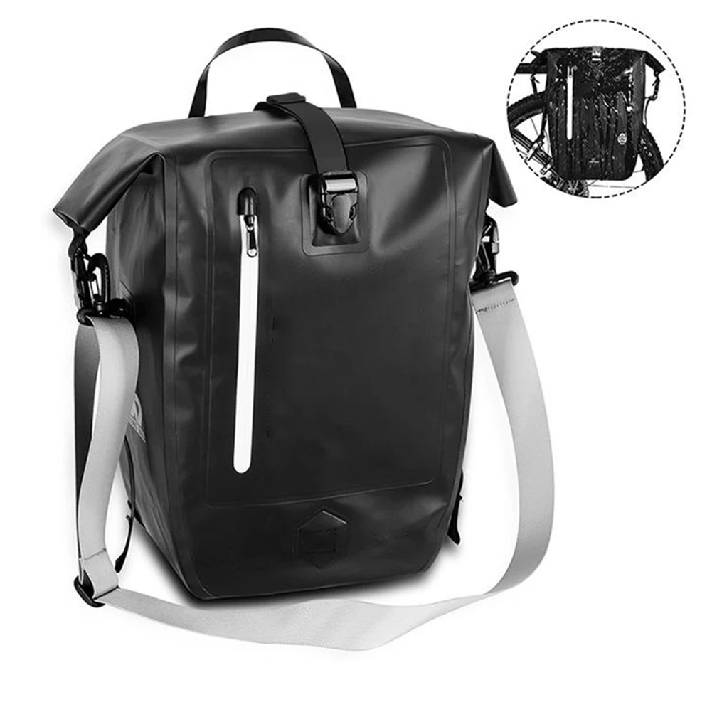 

Quick Release Waterproof Bike Pannier 25L Capacity Built in Net Bag and Anti Scratch Fabric for All Conditions