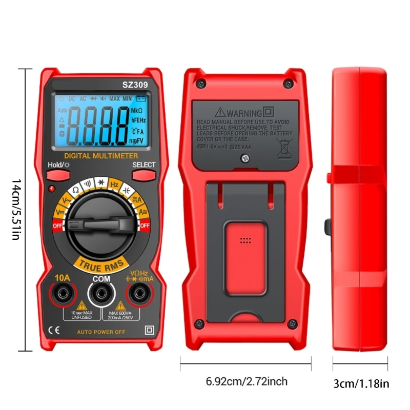 Current Tester 1999 Counts Multi Tester for Resistance Diode Testing Dropship