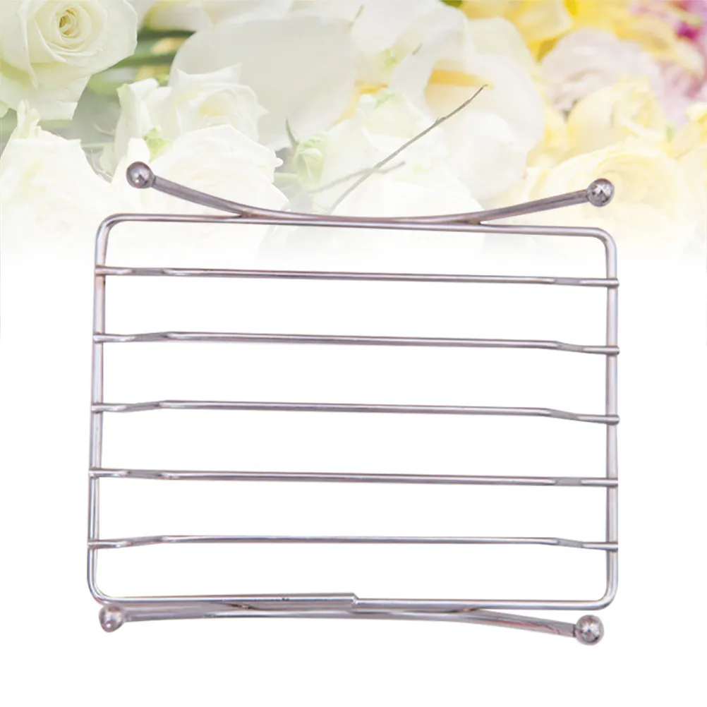 Stainless Steel Soap Box Holder with Drain Rack – Modern Compact Bathroom & Kitchen Storage Organizer