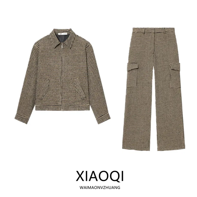 

Зимняя новинка 2025: Женская модная куртка-ветровка для города с подплечниками, универсальное теплое пальто с длинными рукавами, отложным воротником и молнией