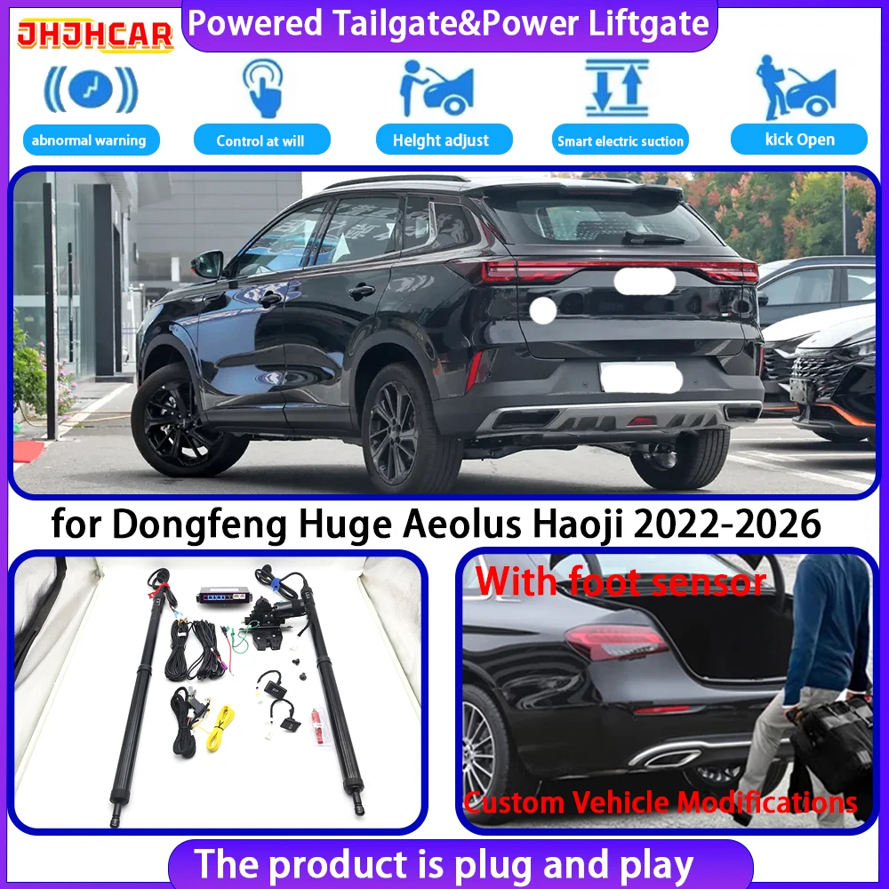 JHJHCAR for Dongfeng Huge Aeolus Haoji 2022-2026 OEM Smart Automatic Electric Powered Tailgate Power Liftgate Tailgate System
