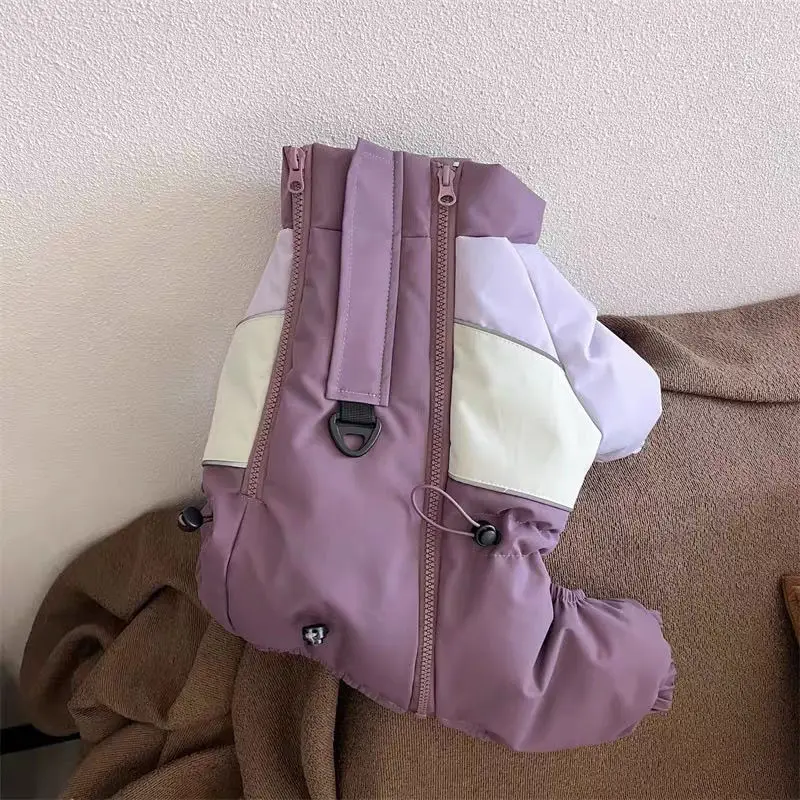 Hundejacken Winter Wasserdichter Hundemantel Kleine Hundekleidung Dicker Warmer Haustier-Jumpsuit für Hunde Katze Chihuahua Französische Bulldogge Outfits – Detail 8
