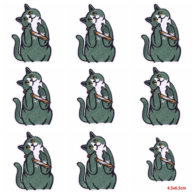 Parches termoadhesivos bordados estilo punk y animales - imagen 5