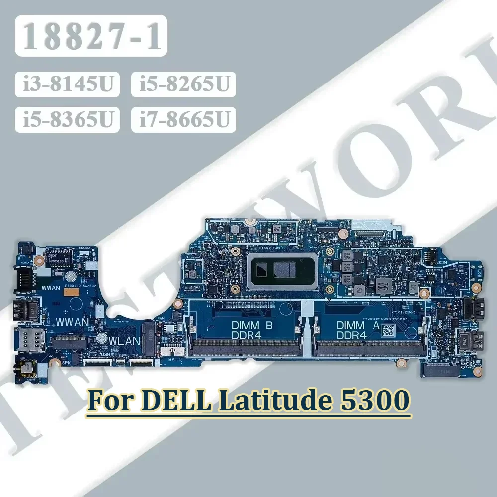 

05KRX2 0T7DVJ для материнской платы ноутбука Latitude 5300 с процессором i3/i5/i7-8-го поколения 071HP9 0RKC2Y 0DWV06 18827-1