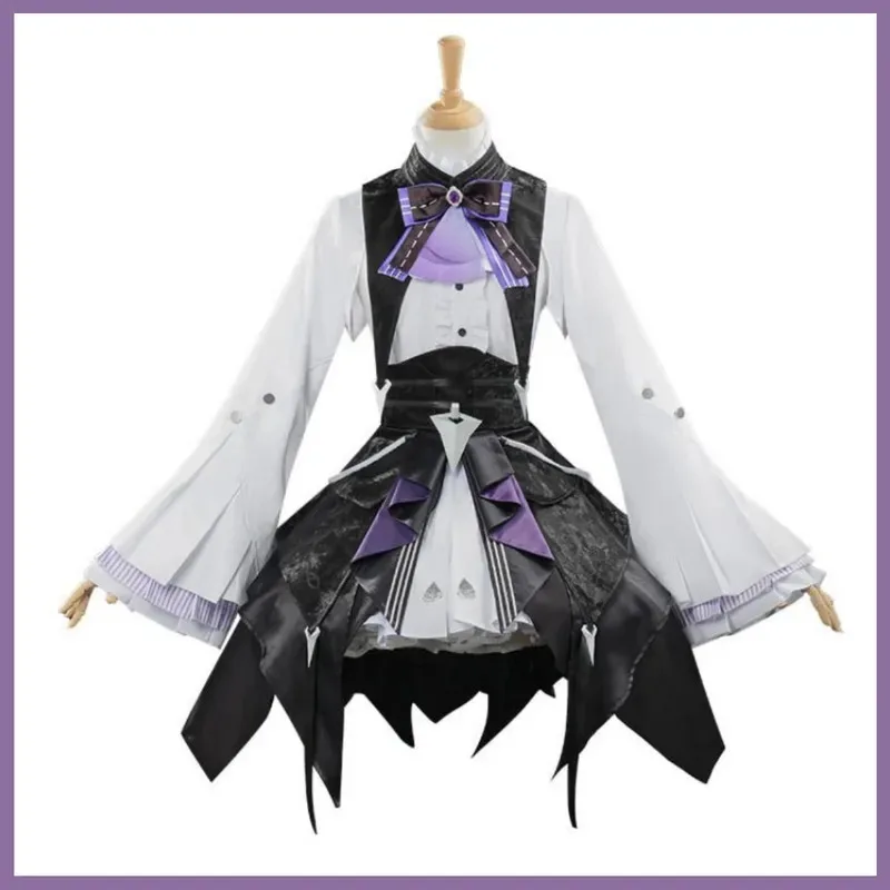 Аниме-игра Zenless Zone Zero Vivian Banshee, карнавальный костюм, юбка Лолиты, рубашка, униформа, парик, женский сексуальный кавайный костюм в маске с мячом;2