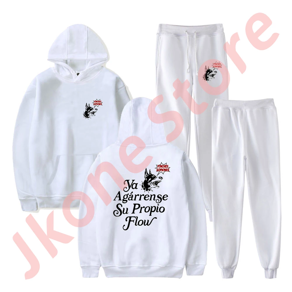 Peso Pluma Exodo Album Tour Merch Bluzy Jogger Spodnie Zestaw Cosplay Kobiety Mężczyźni Moda HipHop Streetwear Bluzy