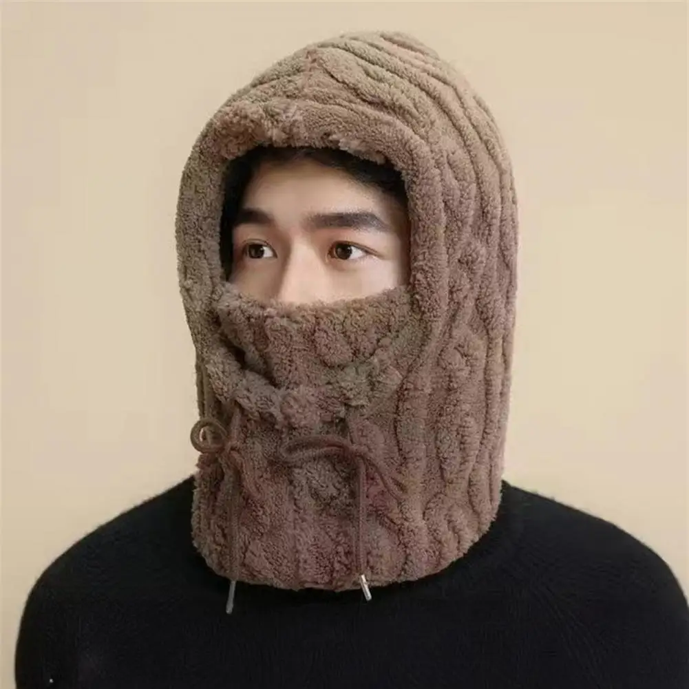 Winter Hat Winter Fleece Balaclava for Women Thermal Neck Warmer Scarf Set Windproof Ski Hat Face Cushion for Weather Mask Hat