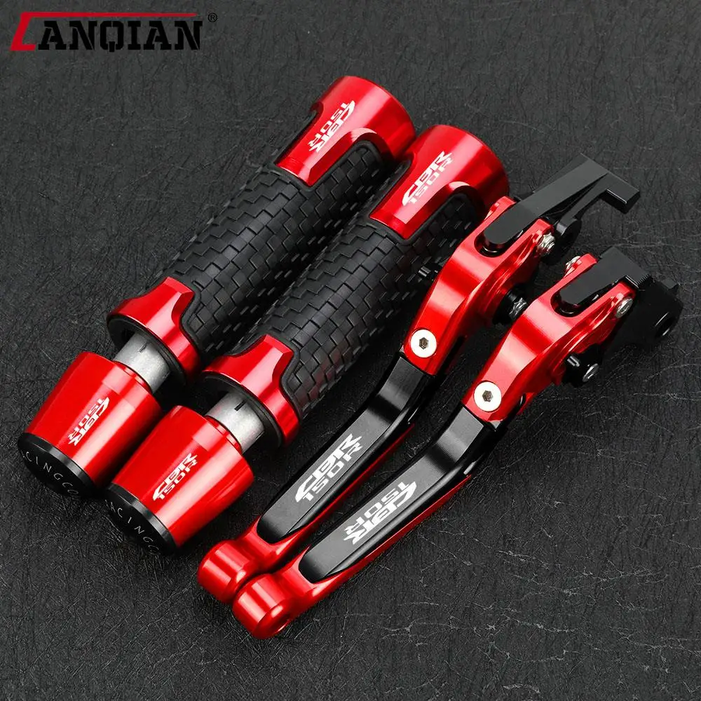 

For Honda CBR150R 2011 2012-2022 2023 CBR 150R Accessories Motorcycle Adjustable Brake Clutch Levers Handlebar Hand Grips ends