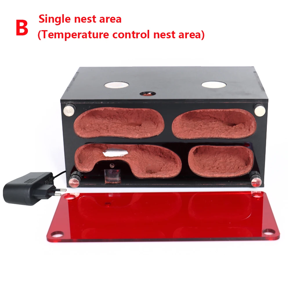 Acryl Mier Boerderij Temperatuurregeling Beton Mier Nest Oneindige Uitbreiding Insect Huis Kolonie Drinker Anthill Kit Accessoires