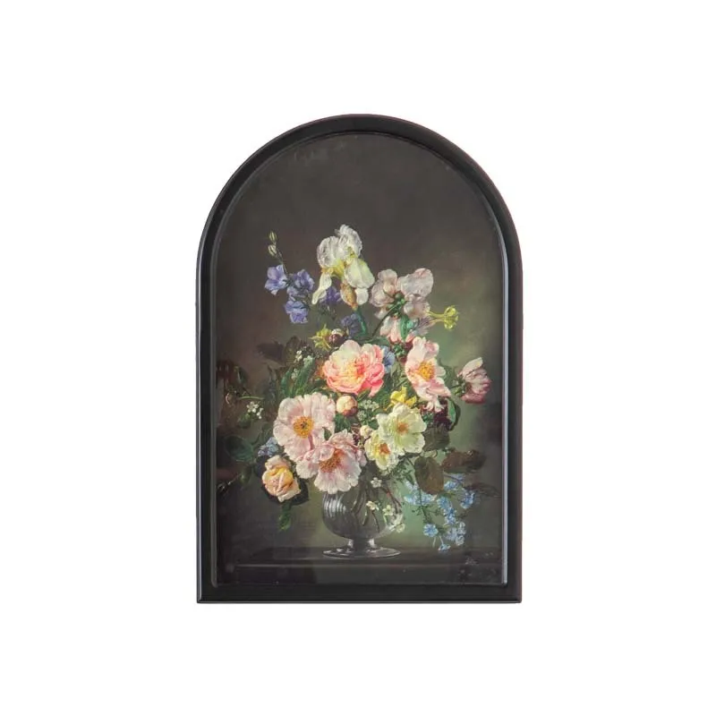 

Nanyang style retro wall hanging painting, old decorative painting on the entrance wall, balcony background wall pendant, plant
