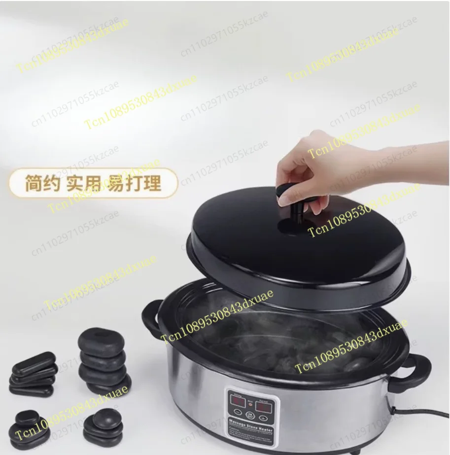 Digital Hot Stone Warmer Heater Pot, Touch Screen Constant Temperature Control for Massage Therapy Stones Heating