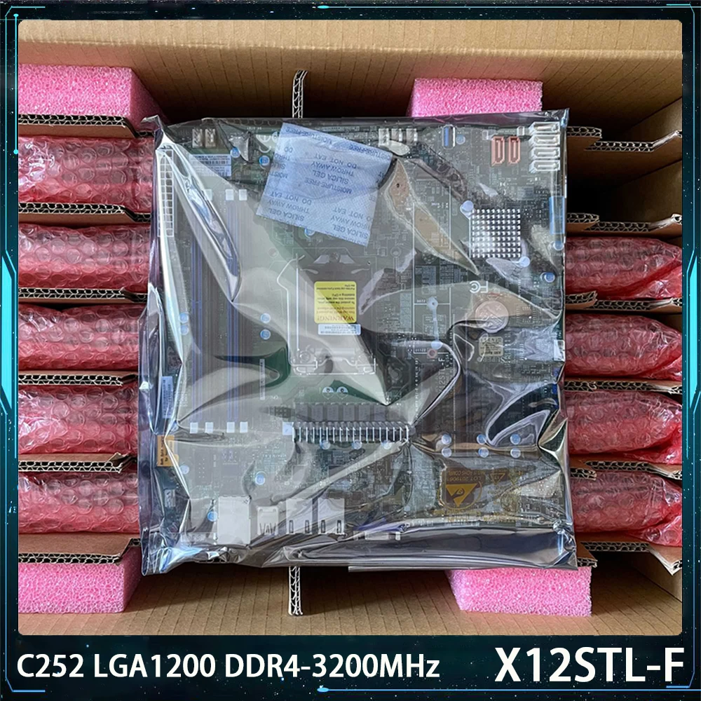 

X12STL-F For Supermicro C252 LGA1200 PCIE 4.0 128GB DDR4-3200MHz 6XSATA3 M-ATX Server Motherboard Works Perfectly Fast Ship