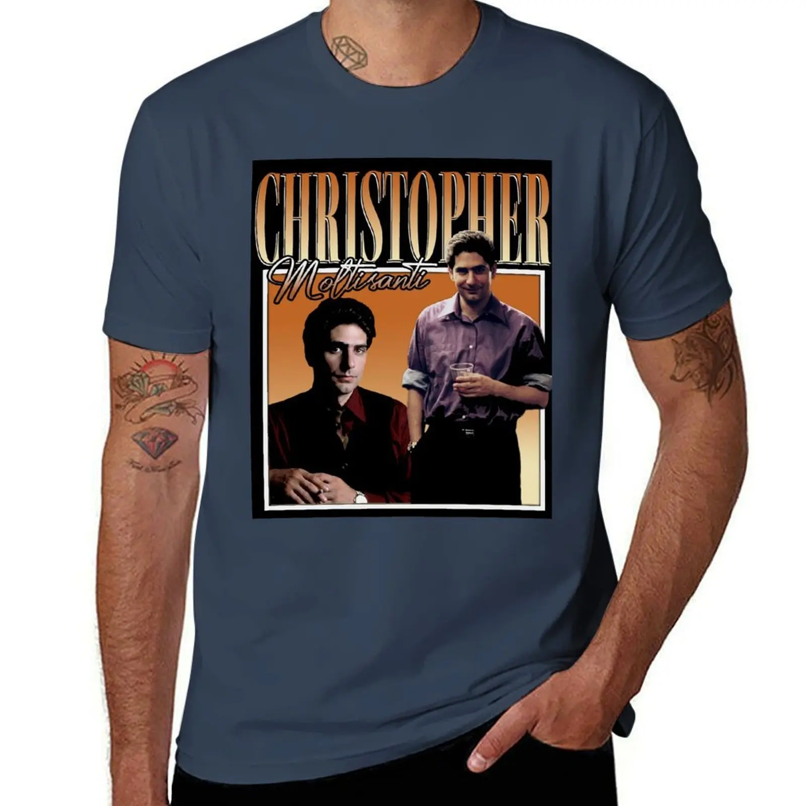 

Christopher Moltisanti Homage T shirt, The Soprano t shirt,Christopher Moltisanti Printed shirt T-Shirt