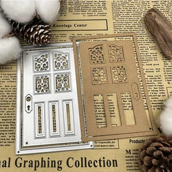 Door window decoration Metal Cutting Dies DIY Scrapbooking Album Paper Card Decorative Crafts Embossing Die Cuts Handmade