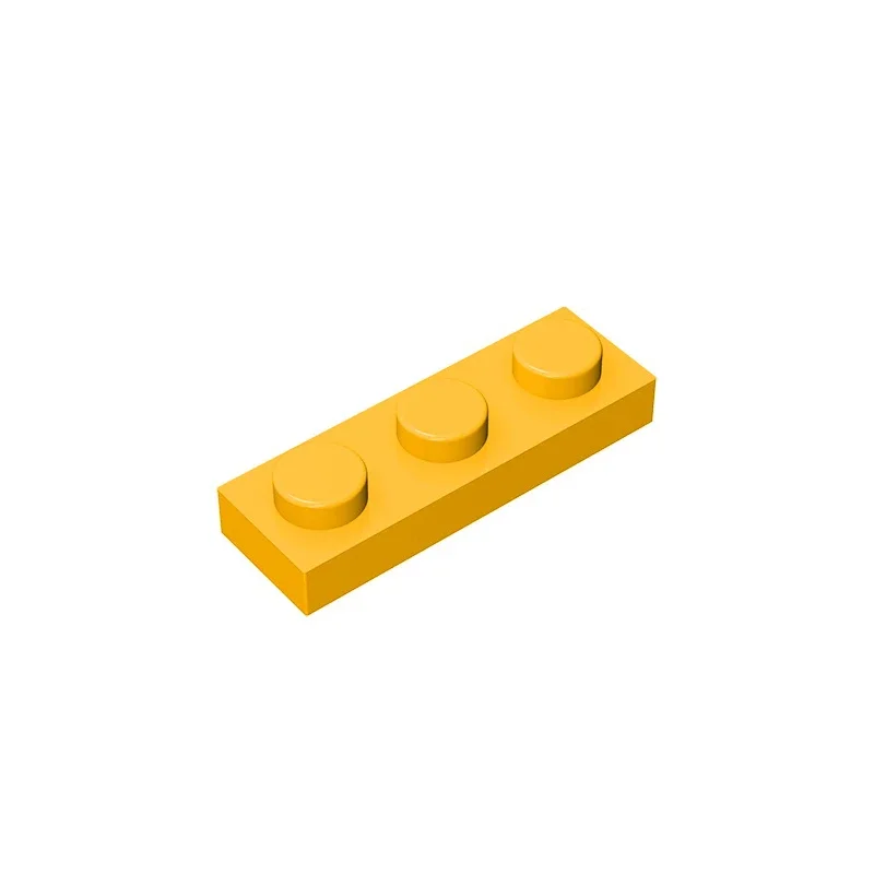 Gobricks GDS-503 Platte 1 x 3, kompatibel mit Lego 3623 Teilen, DIY-Baustein für Kinder, Partikelplatte zum Selbermachen