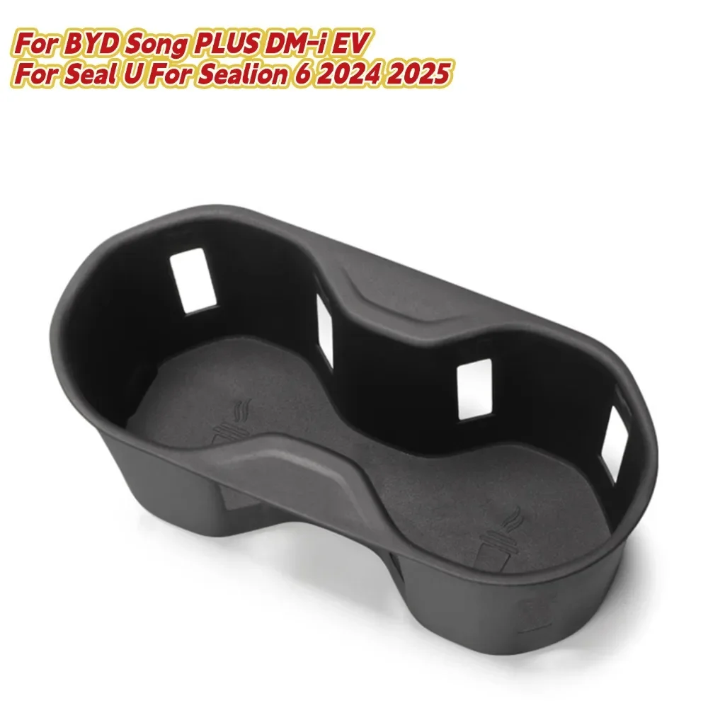 

ABS Car Cup Holder Central Control Drinks Holder Storage Tray Interior Accessories For BYD Song PLUS DM-i EV For Seal U