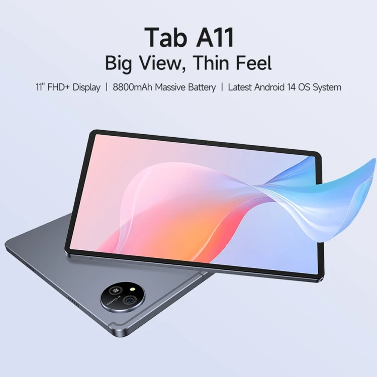 Wholesale Original Ulefone Tab A11 Tablet PC 11 Inch 6GB+256GB 8800mAh Battery Android 14 with WiFi Touch Screen  Gaming