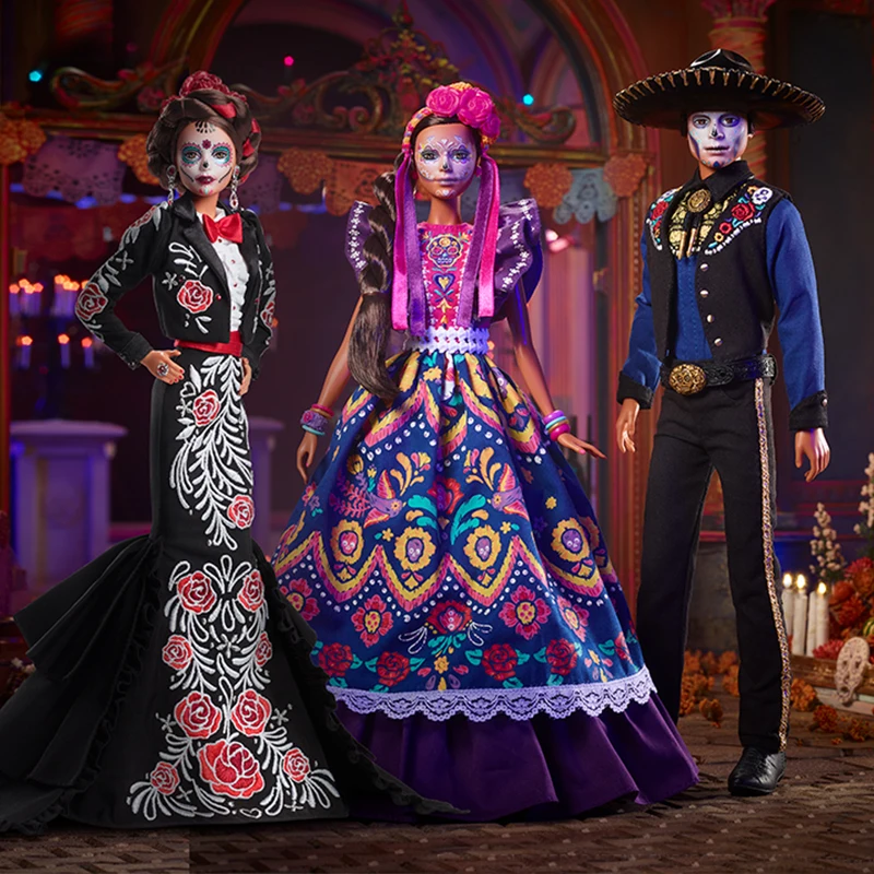 

Barbie Signature 2022 Dia De Muertos Benito Santos x Barbie Collection Doll HBY01 and Dia De Los Muertos 2022 Toy HBY09 HBY10