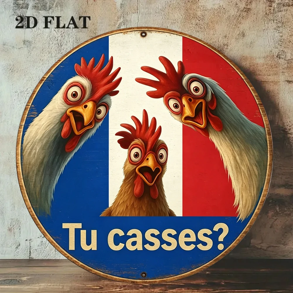 Vintage French-Flag…