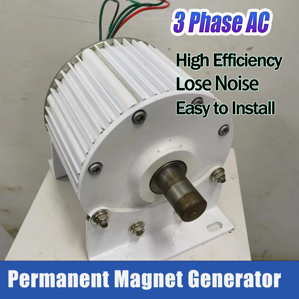 

Low RPM 10KW PMG 12V 24V 48V 110V Permanent Magnet Generator Gearless Alternator Dynamo For Windmill Charge Battery