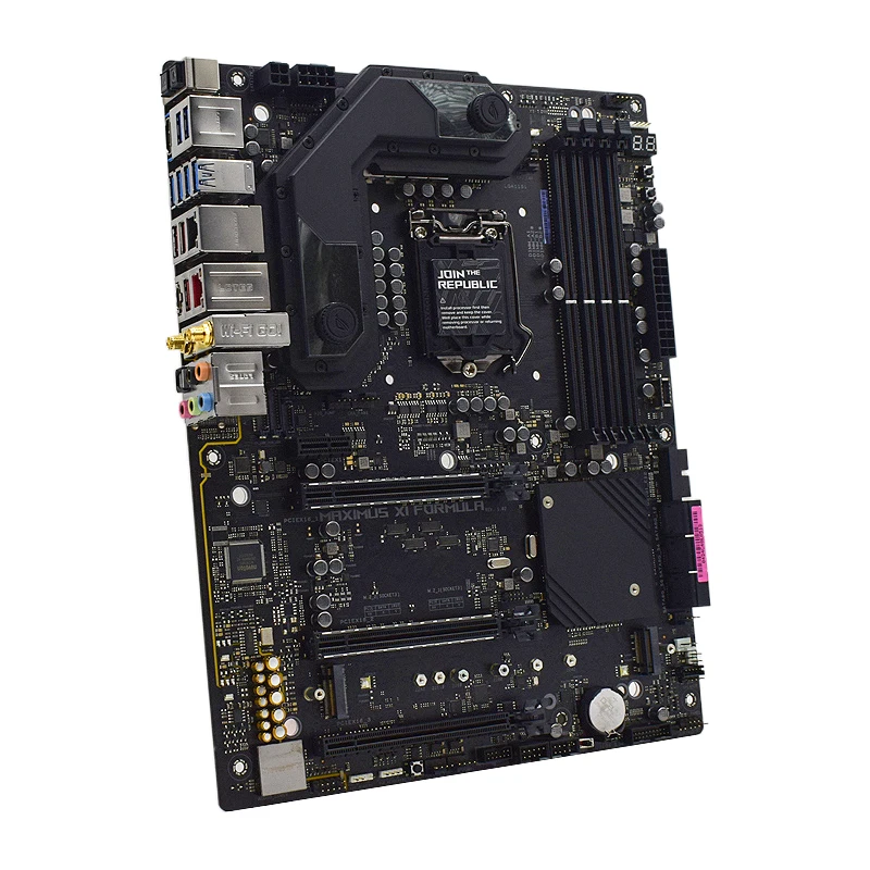 اللوحة الأم ASUS MAXIMUS XI FORMULA Z390 LGA 1151 تدعم i9-9900K/9900KS i7-9700K i5-9600K CPU DDR4 128GB M.2 HDMI ATX