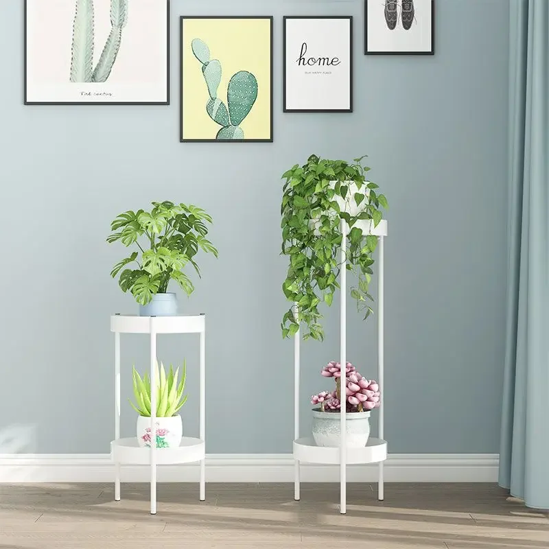 

Nordic Light Luxury Living Room Floor Type Flower Rack Plantas Accesorios Balcony Decoration Plant Pot Flower Pot Stand