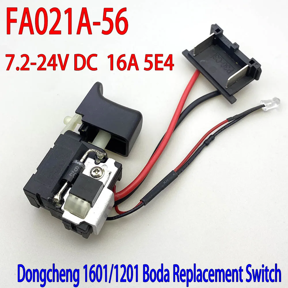

7.2-24V 16A Charging drill switch 1201/1601 speed regulation with light forward and reverse WX120 electric screwdriver accessory