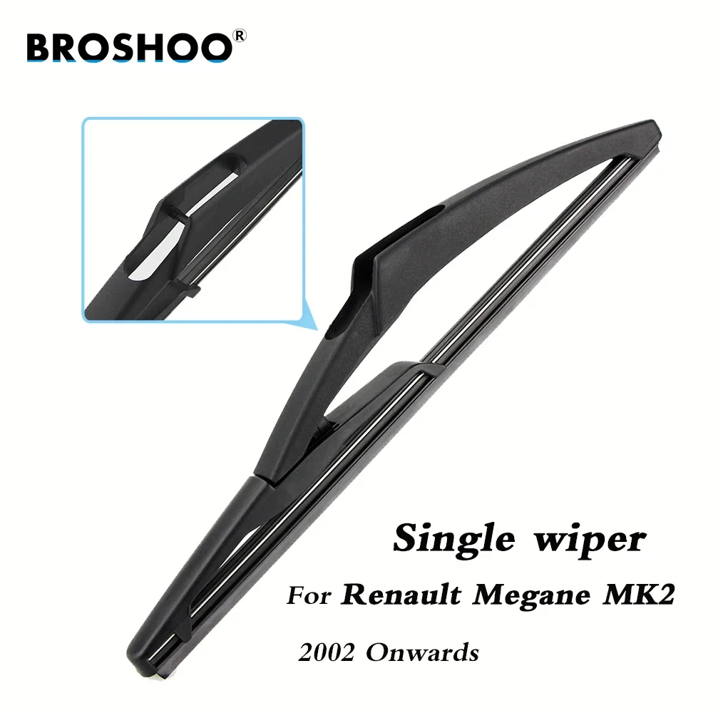 BROSHOO Car Rear Wiper Blades Back Windscreen Wiper Arm For Renault Megane MK2 (2002 Onwards) 235mm,Windshield Auto Styling