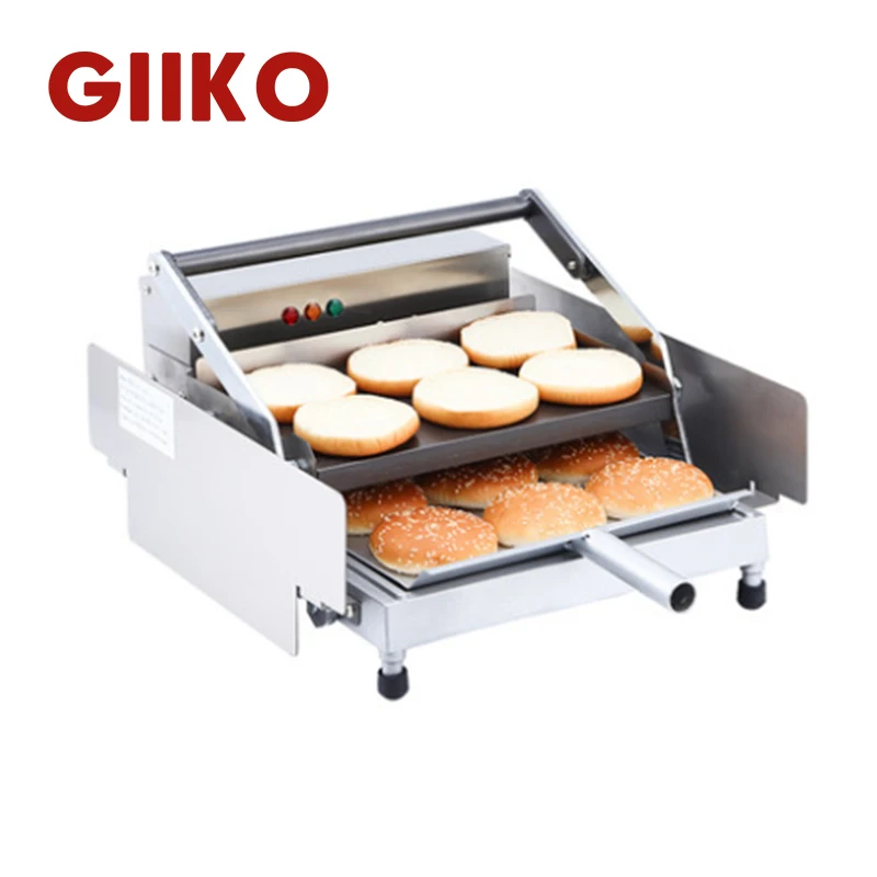 Toaster Making Machine Burger Toaster Batch Bun Toaster Hamburger Machine for sale