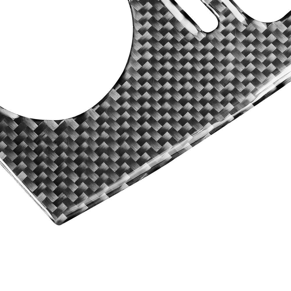 Navigation Panel Cover Trim Automotive Carbon Fiber Center Console Dashboard Decal Decorate Epoxy Coating  Navigation