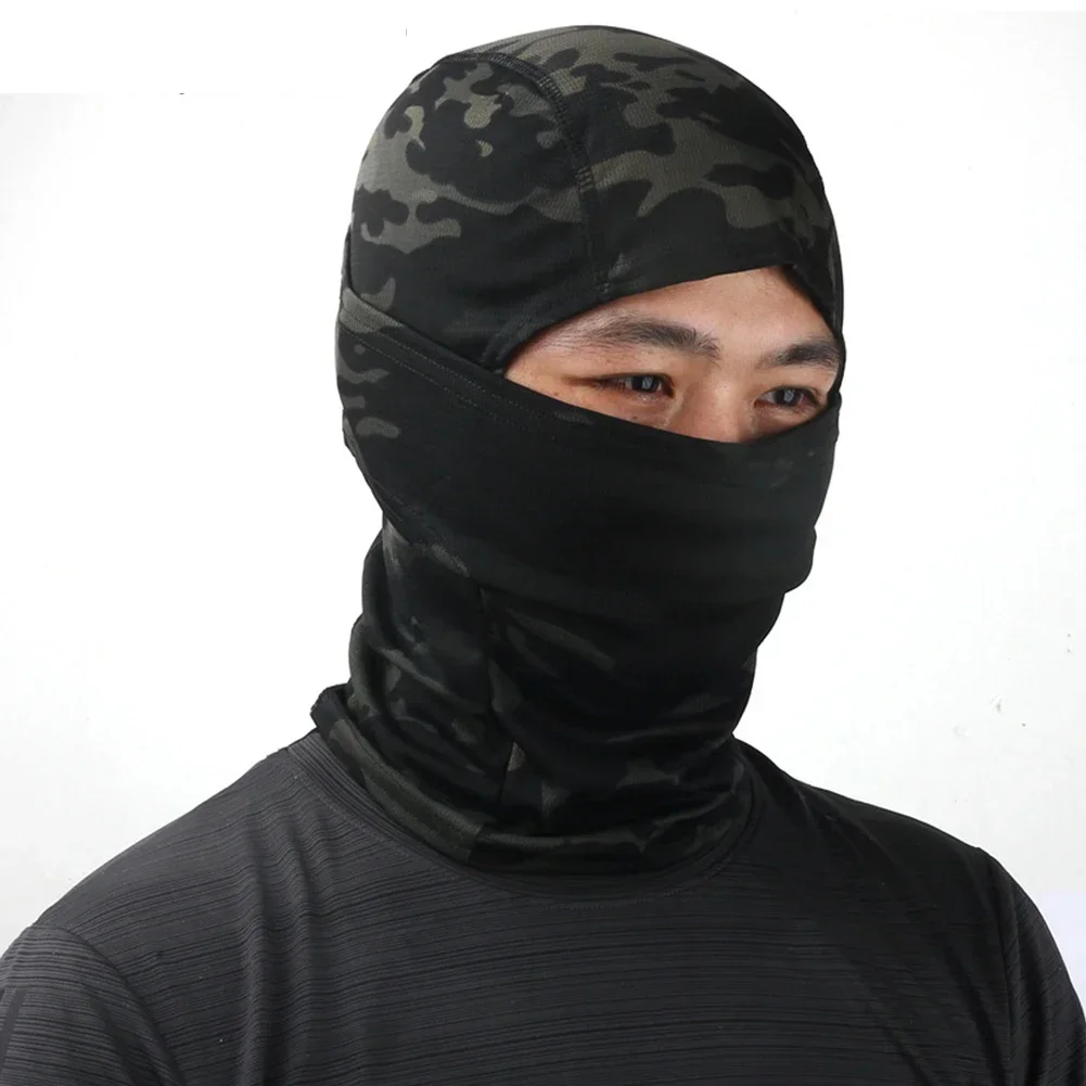 Camouflage Balaclava Full Face Scarf Ski Cycling Full Face Mask Cover Neck Head Warmer Sports Cap Helmet Liner