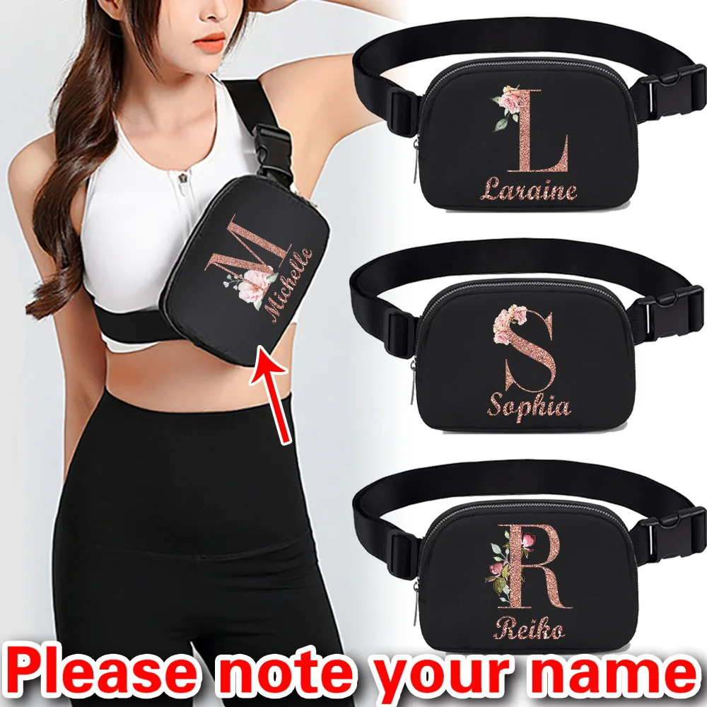 

Персонализированная женская модная сумка-мессенджер большой вместимости для путешествий, бега, на пояс или на грудь