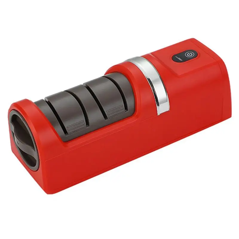 B89B-Electric Rechargeable Cutter Sharpener - Quick Polishing Multifunctional Kitchen Gadget