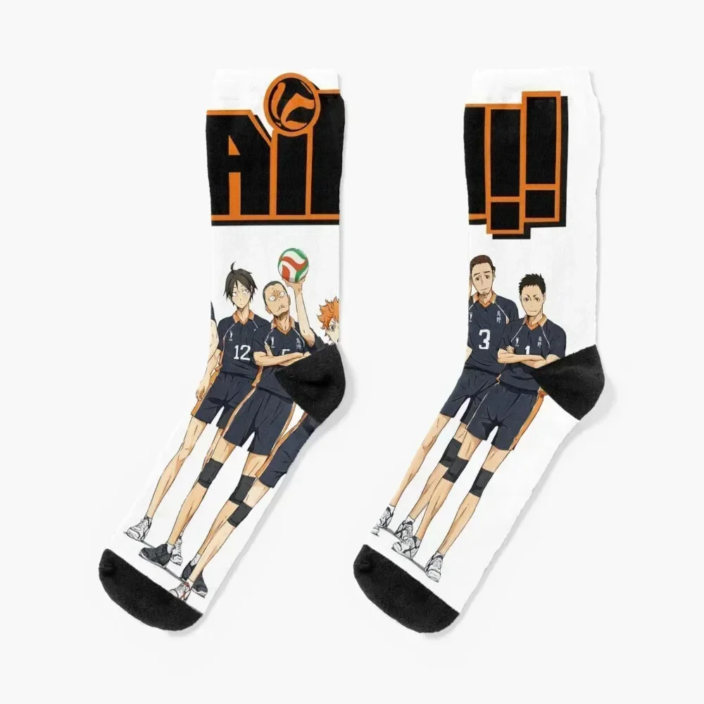 

Volleyball Anime Socks Run soccer anti-slip short professional running Men Socks Women's