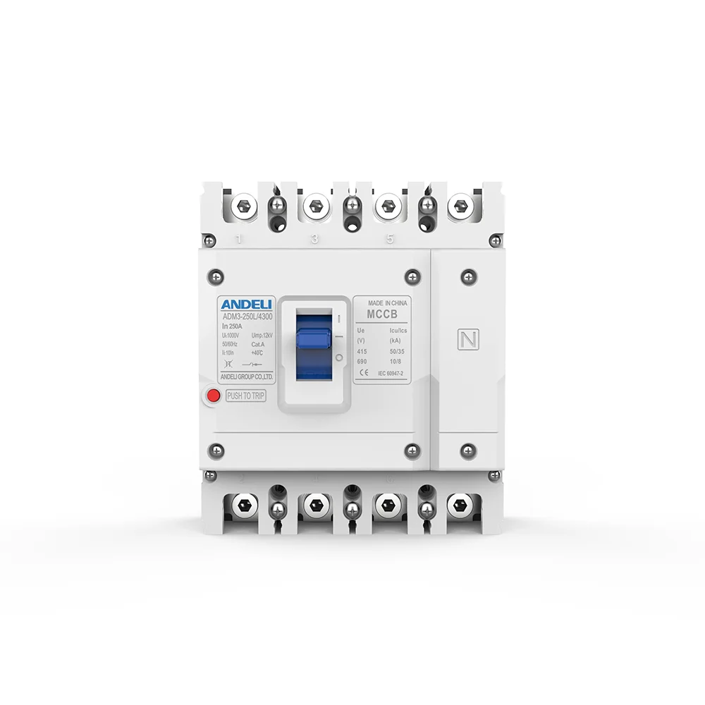 Picture 4: Moulded Case Circuit Breaker 250A AC 50/60Hz 50kA Breaking Capacity 12kV 400/690V Model ADM3-250L-4300