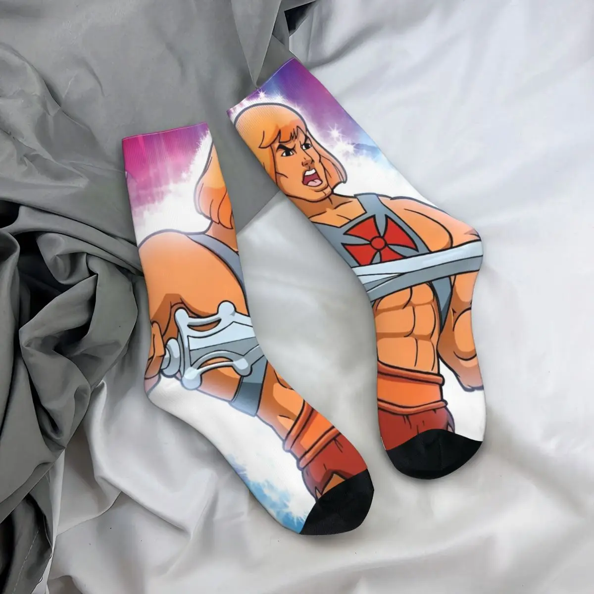 Thundercats HiMan calze Design moda calzini primavera antiscivolo calzini comodi da Skateboard da uomo