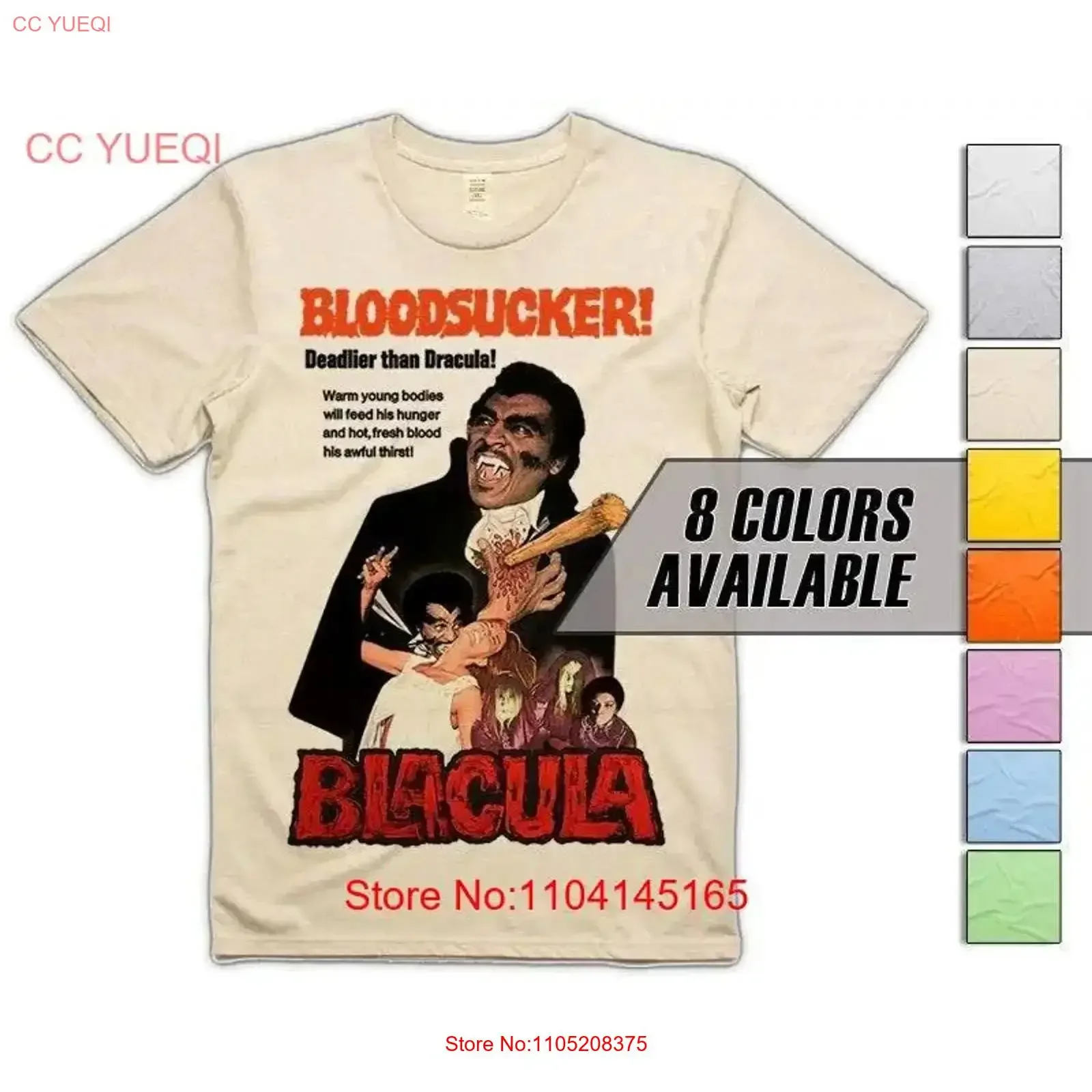 

Blacula V1 Men's T Shirt all sizes S 5XL 8 Colors available vintage Washed Stylish designer clothes Top For Everyday Wear homme
