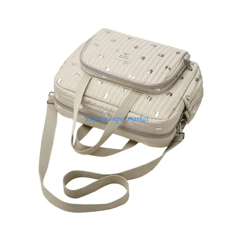 090B Portable Mummy Bag Large Capacity for Baby Essential and Mom's Necessities Fashionable Travel Carrying Case