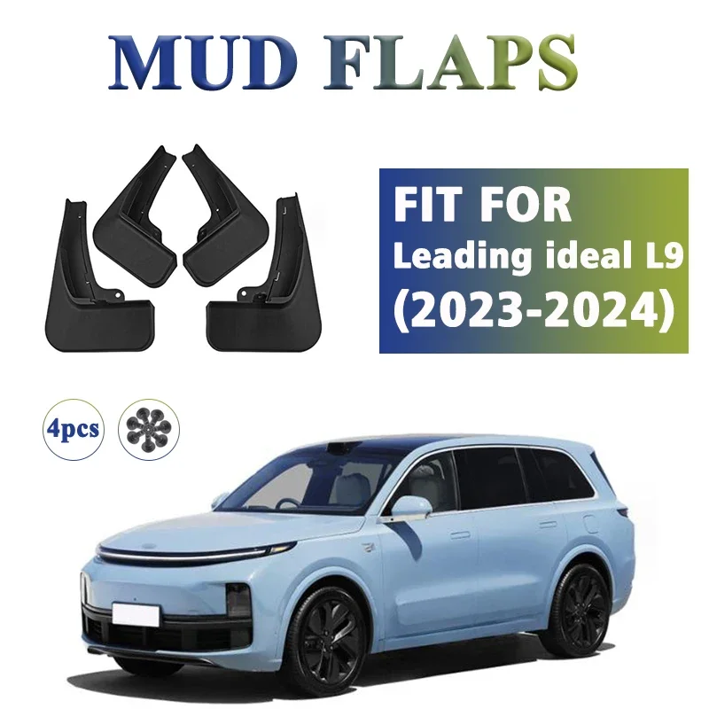 

2023 2024 FOR Leding Ideal L9 Mudflaps Mudguard Fender Mud Flap Guard Splash Mudguard Car Acceessories Front Rear 4pcs