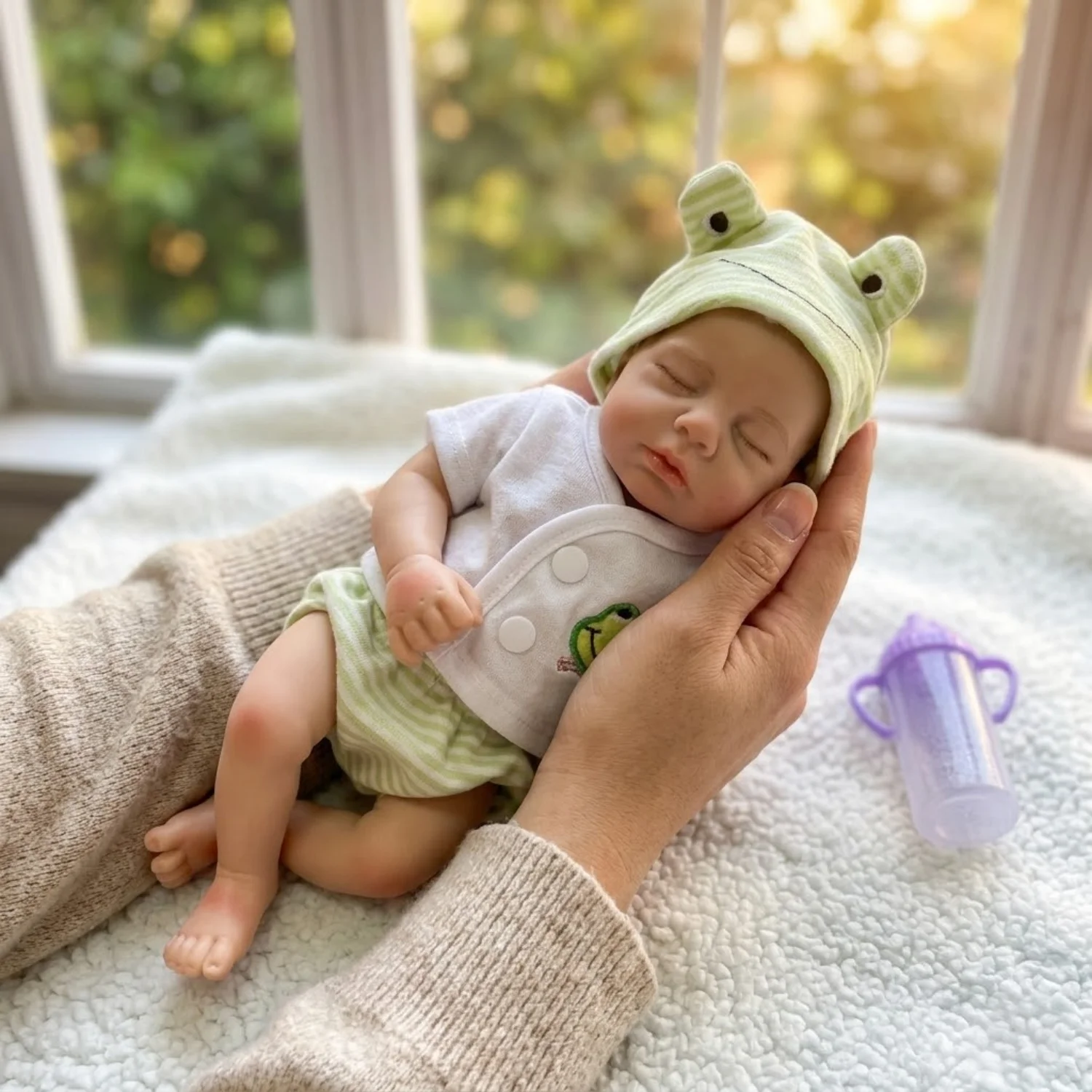 OtardDolls Loulou Can Open mouth Reborn Doll Baby Full Body Soft Silicone Bebe Doll Boy And Girl For Choose