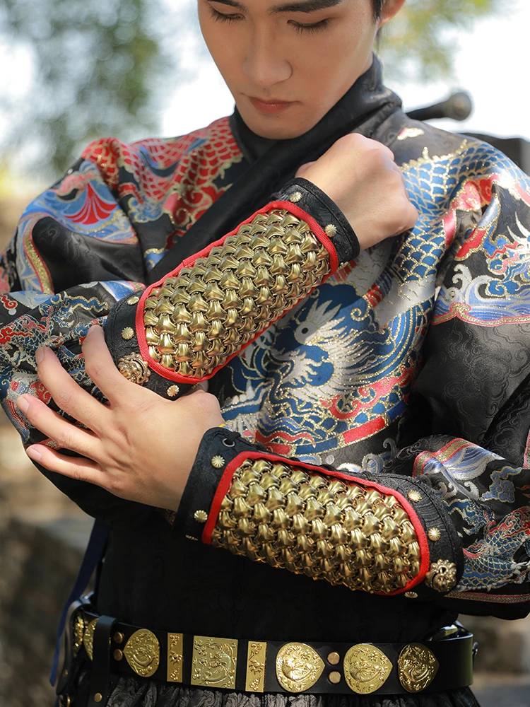 

Arm protection brocade armor ancient style armor wrist protection