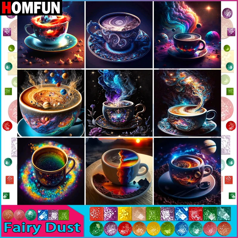 HOMFUN Fairy Dust Full Drill Diamond Painting 