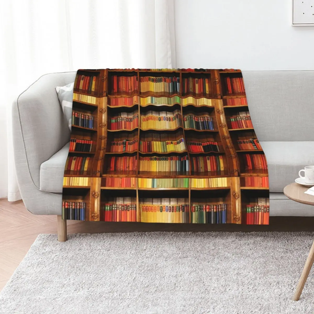Bookshelf 1 Throw Blanket Luxury Throw Summer Beddings Luxury St Personalized Gift Hair warm winter Blankets