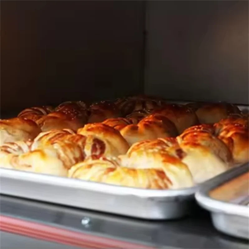 Commercial oven tray gas oven stainless steel pizza bread baking equipment oven 220v view 6