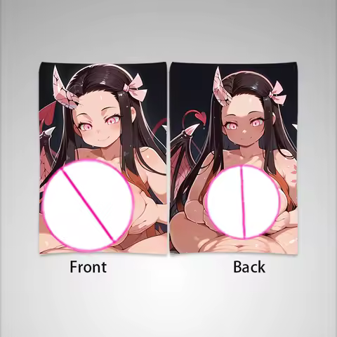 R18+Dakimakura Anime Pillowcase Succubus Nezuko Nsfw Half Body Cartoon Pillow Case Double Side Print Gifts