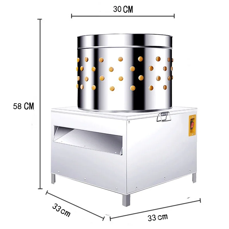 Fully automatic plucker / poultry chicken plucker /hair removal defeathering machine for bird duck goose