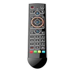 Q2 Smart TV Backlight Wireless Air Mouse IR Learning 2.4Ghz RF Smart Voice Remote Control For Computer TV Box