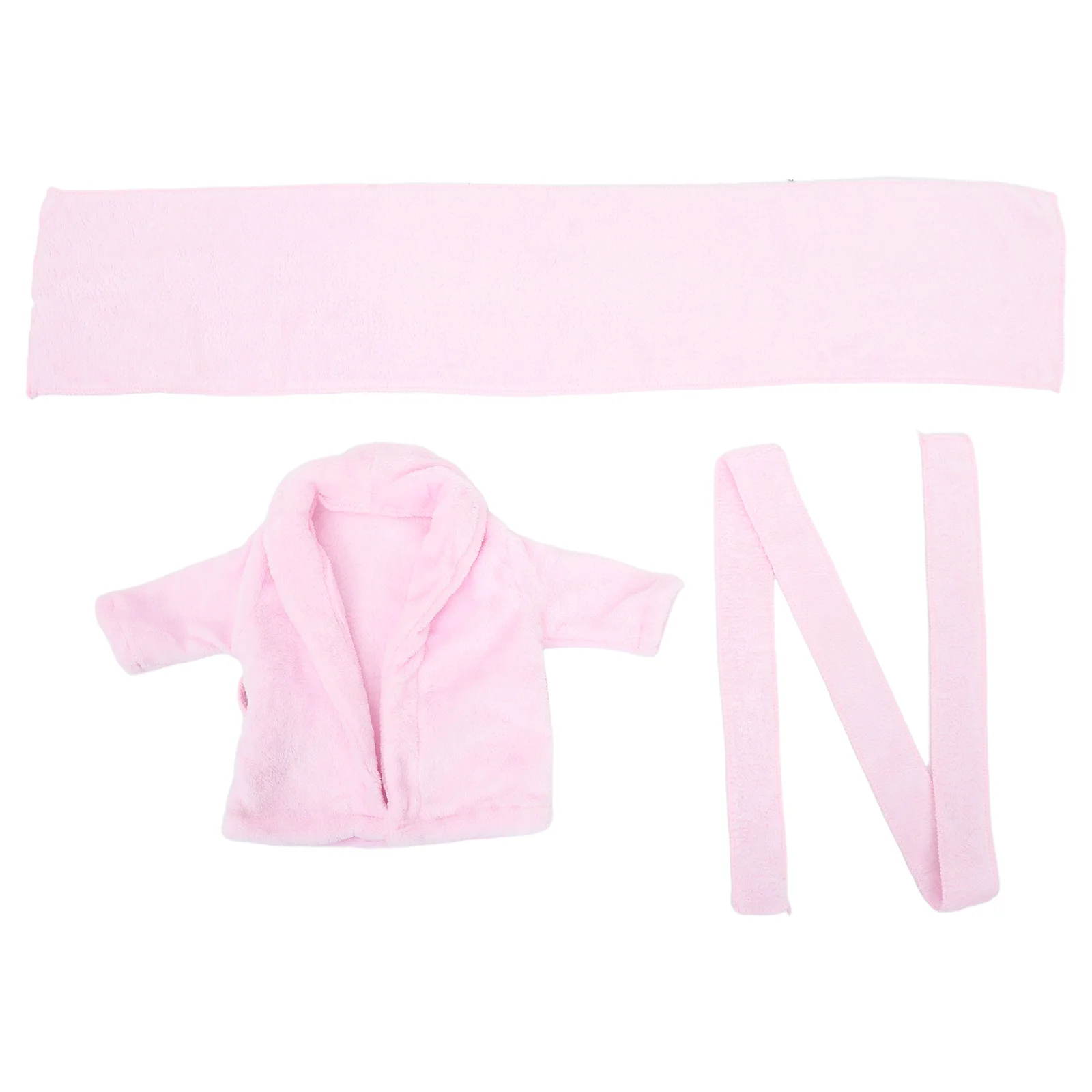 

Bathing Robe for Babies 0-1 Month Pink Cotton Newborn Photo Suit Soft Breathable Good Waterabsorbing Ability Baby Bathrobe