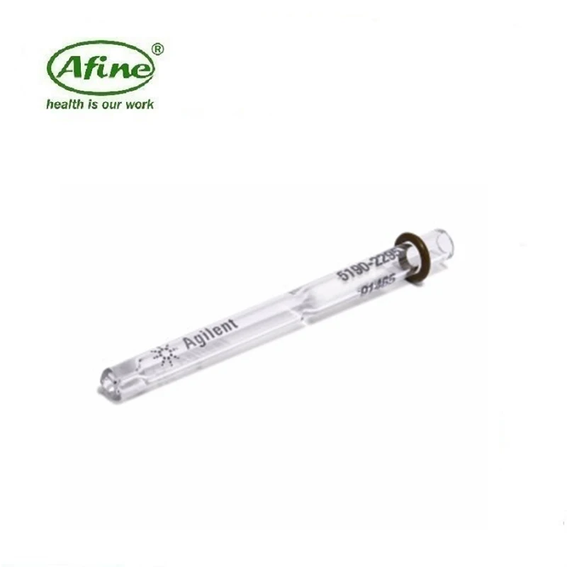 AFINE Agilent (5190-3165) Split Inlet Liner with Low Pressure Drop (5190-3163) Splitless Inlet Liner with Single Taper
