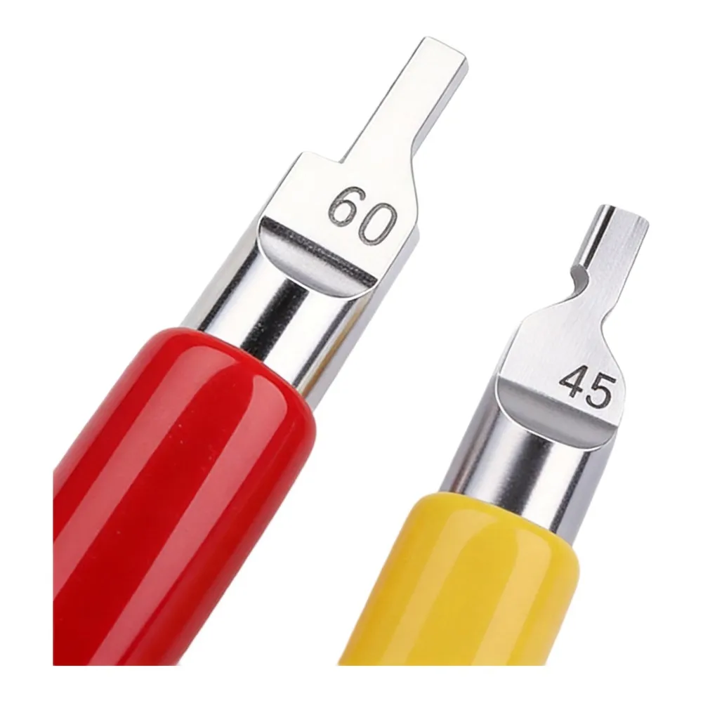 Dual-Angle Model Chamfer Scraper Alloy For Edge Finishing Tool For Plastic Hobby Kit Seam Removal And Detailing Hand Tools